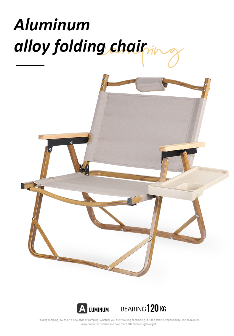 Folding Lounge Relax Kermit Camping Floor Chair Detail 1