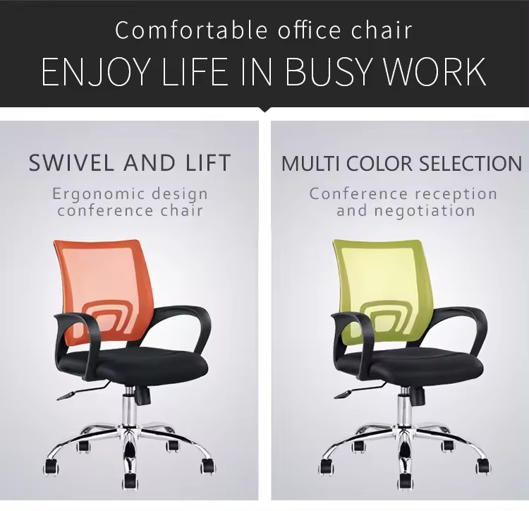 Factory Direct Ergonomic Mesh Executive Office Chair Adjustable Swivel Rolling Desk Chair for Commercial Home Use