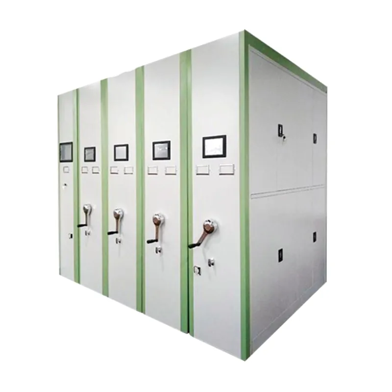 Power Space-Saving Shelving Interactive Intelligent Operation Book Shelf Electronic Mobile Shelving