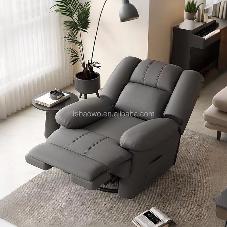 Premium Comfort Massage Recliner Adjustable Lounge Chair, Space Capsule Single Sofa for Relaxation