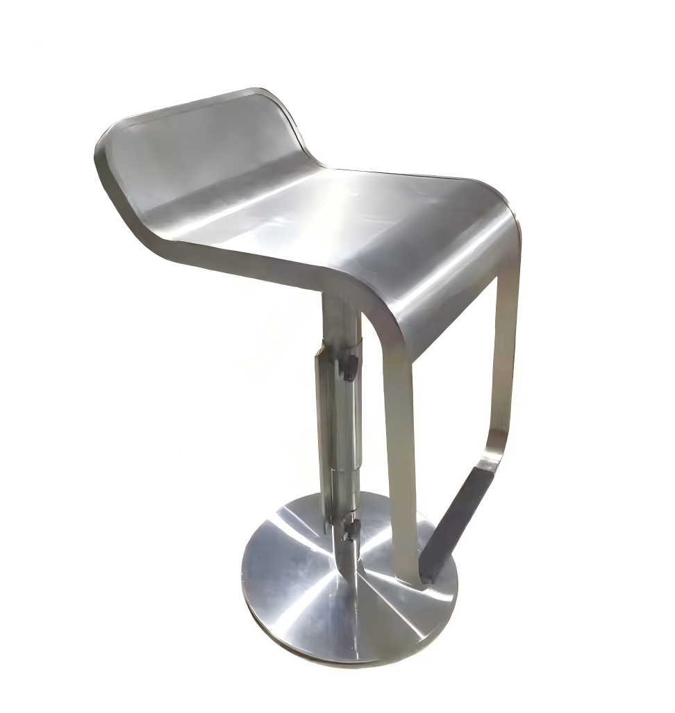 Modern Design 304 Stainless Steel High Low Bar Stool for Public Rest &amp; Leisure Living Room Bar Furniture JUNYI BY-BC007