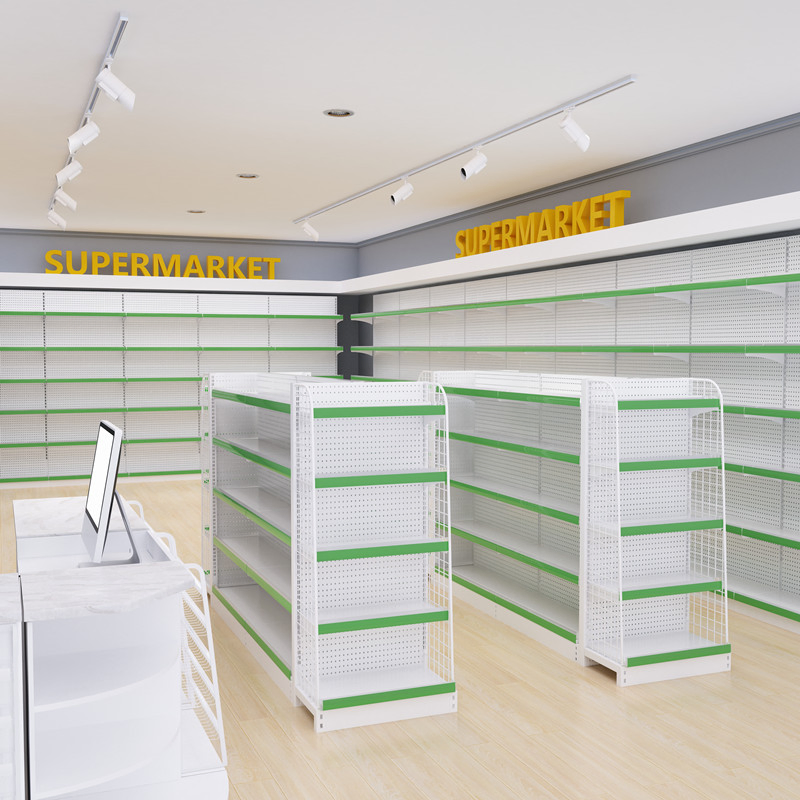 High Quality Metal Shelving Europe Fashion Style Storage/Gondola/Pharmacy Shelving Used Supermarket Shelf Storage Rack Shelf Display/Book/Wire Shelf