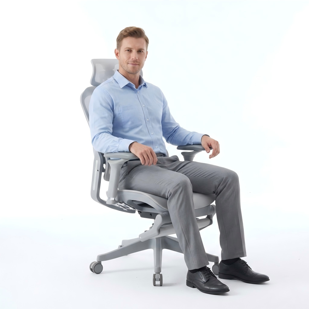 Wholesale Ergonomic Mesh Executive Boss Office Chair Swivel Recliner 5D Armrest 4D Headrest Heavy Duty Commercial Furniture