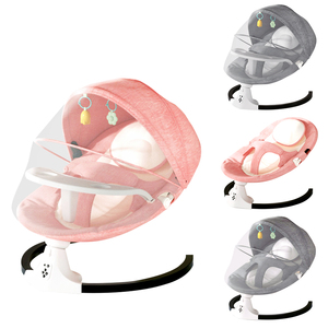 Yrb 2024 New Rocking Chair Mosquito Net with Dinner Plate Electric Rocking Chair for Babies