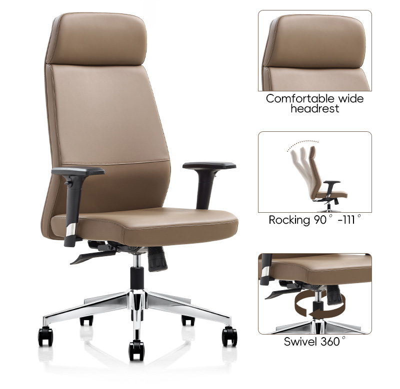 Hot Selling Modern High Quality PU Leather Adjustable Height Ergonomic Gaming Chair for Computer Office Use Comfortable Swivel