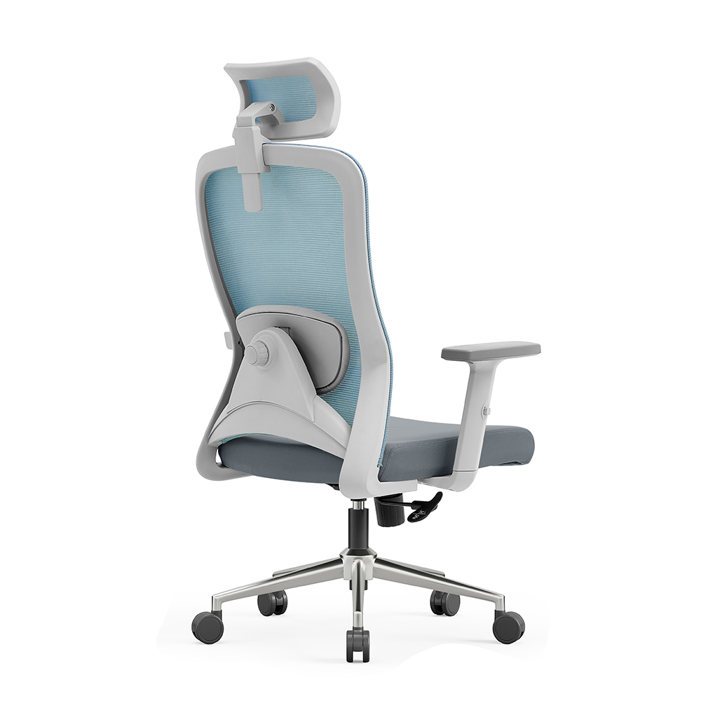 2D Lumbar Support Silla De Oficina Adjustable Ergonomic Mesh Computer Staff Chair Multi-colored Swivel Chair Office