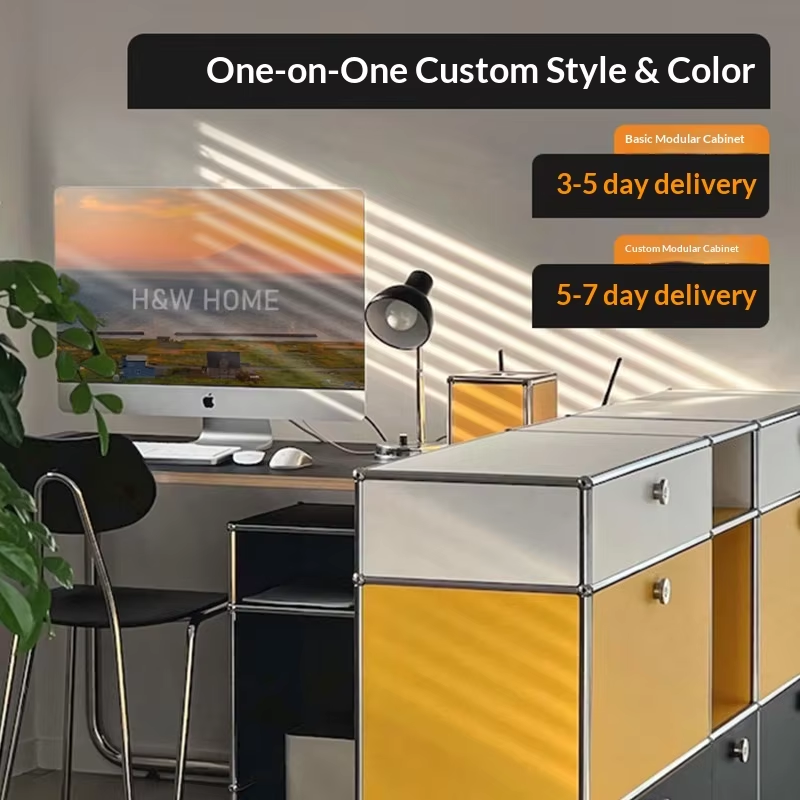 Modern Modular Rolling Bedside Table with Wheels Stainless Steel Frame Storage Side Table for Bedroom Living Room Home Office