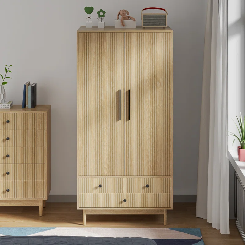 Bien Factory Hot Sale Clothes Wardrobe Storage Wardrobe Wardrobe Bedroom Furniture Wood with High Quality