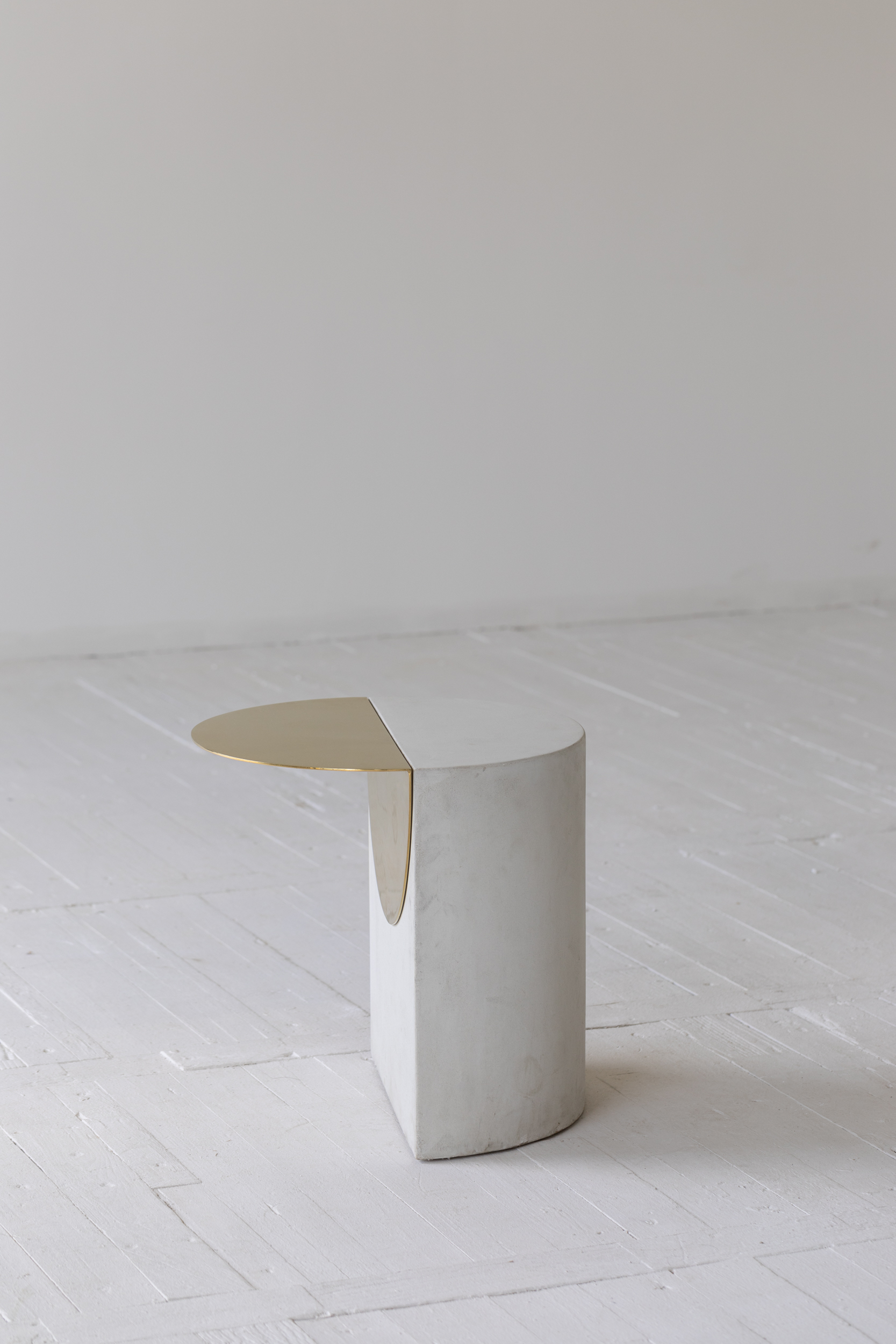 Vintage concrete stacking end side tables 4