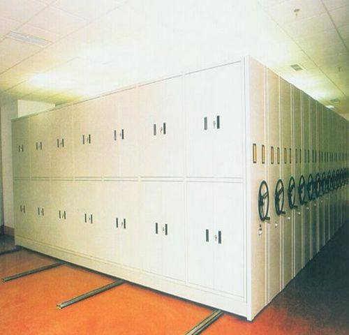Manual Mobile Shelving Filing Compact Shelving Metal Office Bookshelf