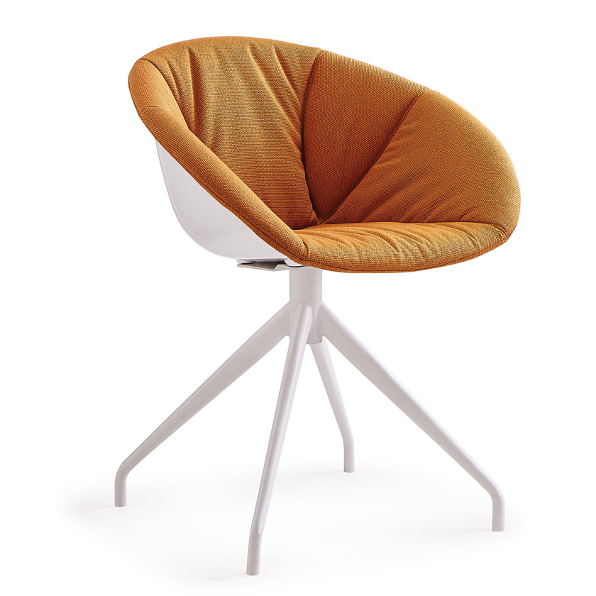 Fashion Designer Velvet Leisure Lounge Chair for Home Dining Bar Bedroom Fabric Linen Living Room Furniture