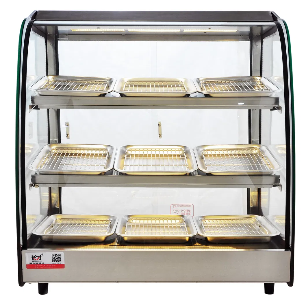 Burger Fried Food Warmer Display Cabinet