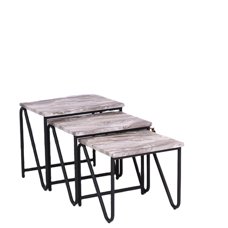 Wholesale Living Room MDF end table set modern