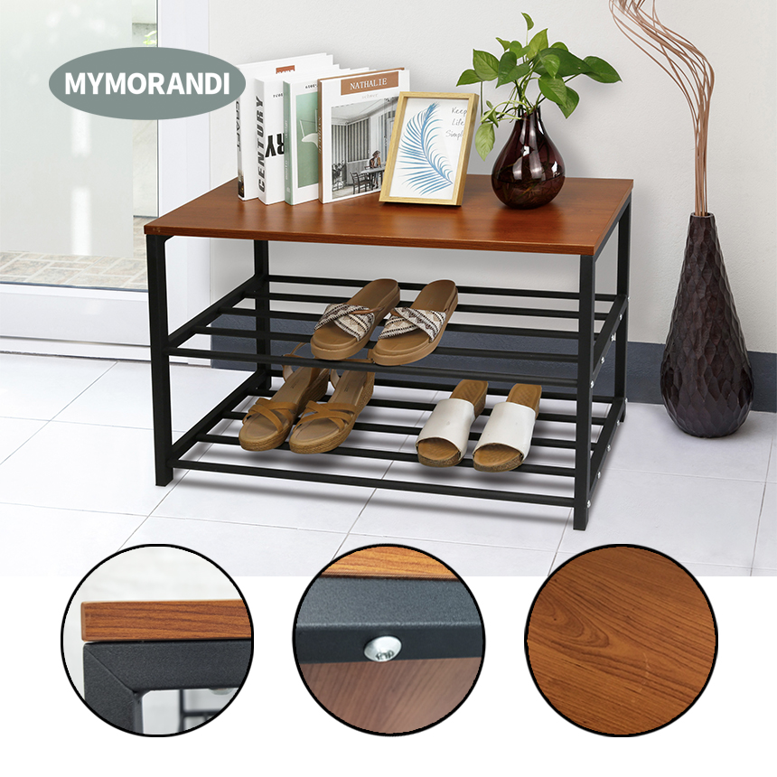 Metal frame shoe rack details 5