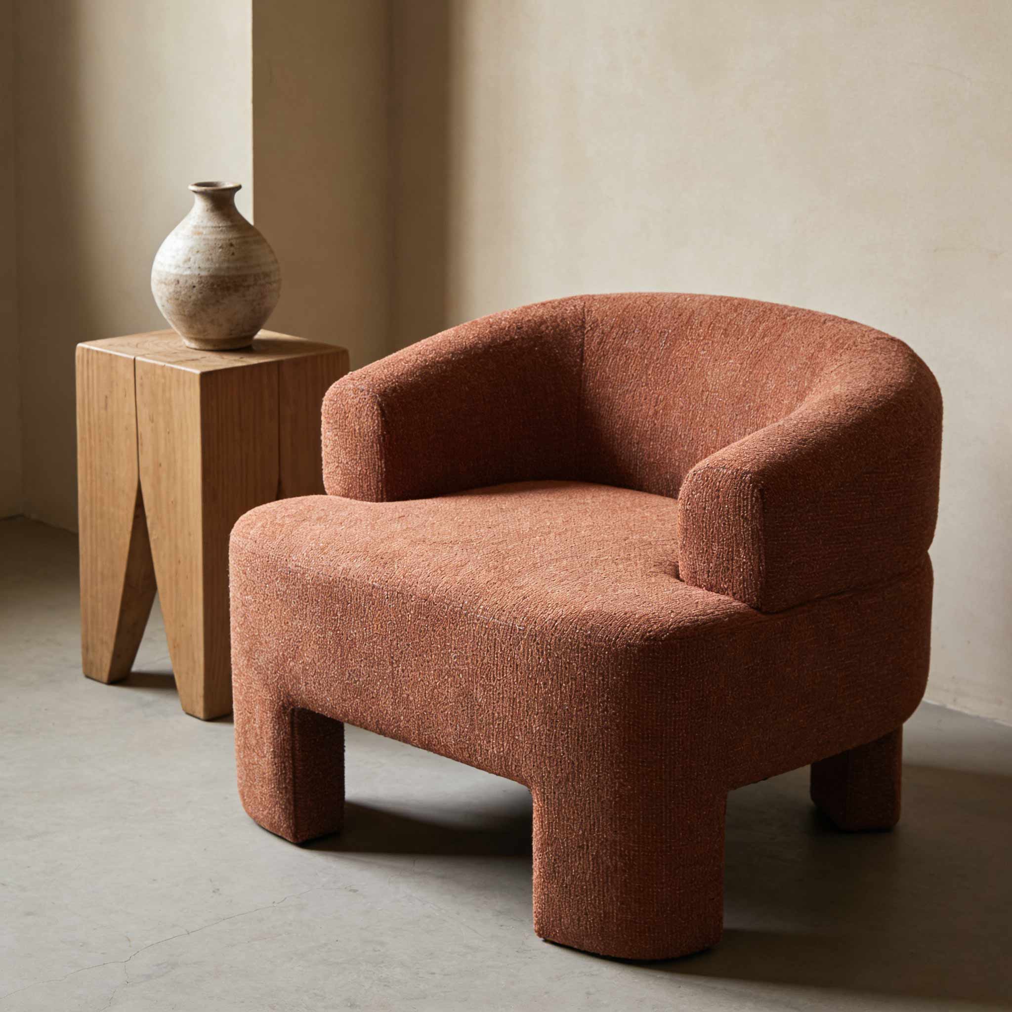 CARLFORD Metal Leg Chair Fabric Chair, Fabric Living Room Armchairs, Fabric Bedroom Chair Leisure Chair Wholesale Accent Chair