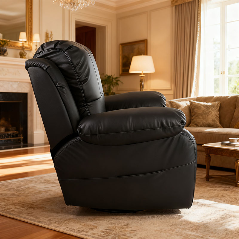 Modern Living Room Lazy Sofa Electric Single Lounge Leather Swivel Rocking Home Cinema Massage Recliner Massage Sofa Chair