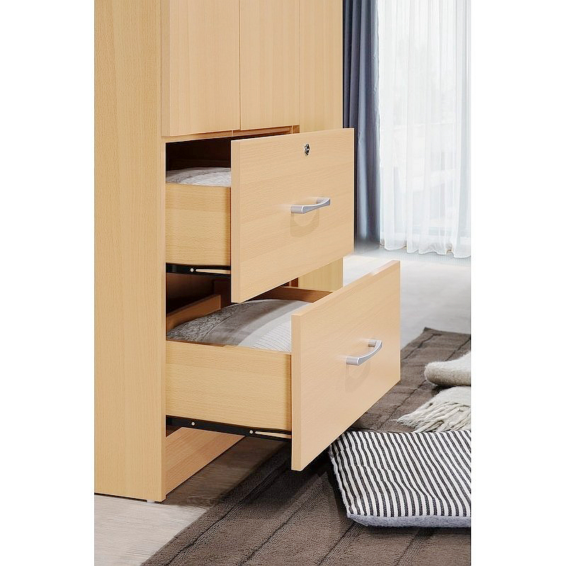 Walk in Multi-purpose Wall Mounted Wardrobe Cabinets Sample Bedroom Wardrobe Design