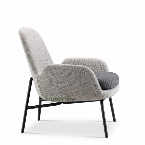 Nordic Armchair Comfortable Armchair Modern Leisure Chair for Home or Coffee Shop
