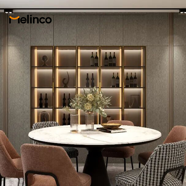 Melinco Custom Same Color Door Wall Cabinet System One-stop Solution Master Bedroom Cloakroom Walk-in Closet Storage Wardrobe