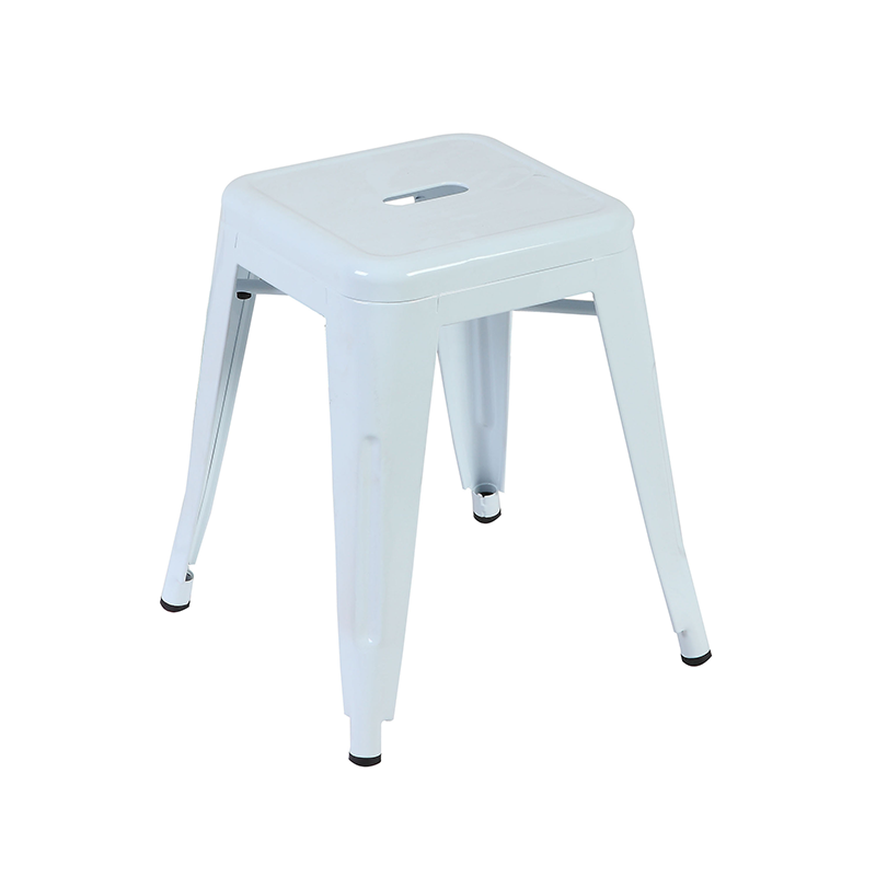 Modern Low Height Metal Bar Stools for Home Bar Outdoor Living Hotel Kitchen- Stacking Furniture for Wholesale