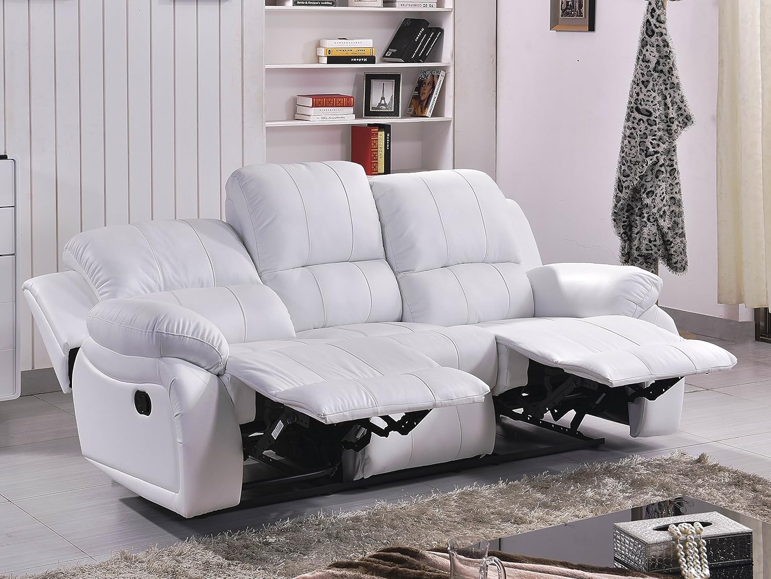Modern Multifunctional Leather Massage Sofa Chair Recliner Set for Home Bedroom Hotel or Villa for Living Room Leisure