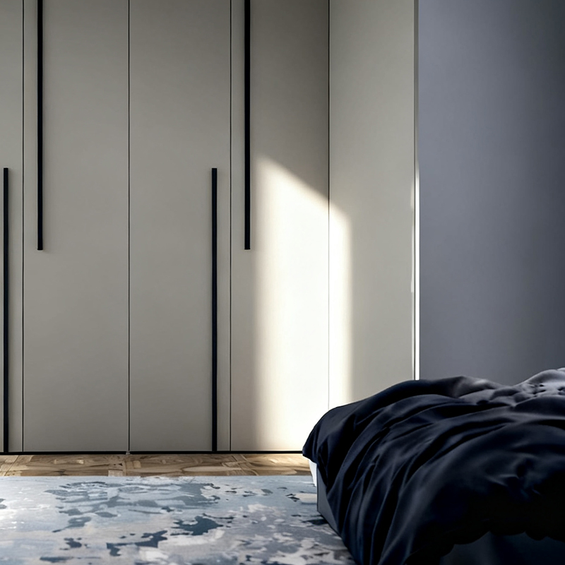 BOSNiE Modern Wooden Luxury Bedroom Wardrobe Eco-Friendly Easy Assembly Sliding Doors White Large Storage