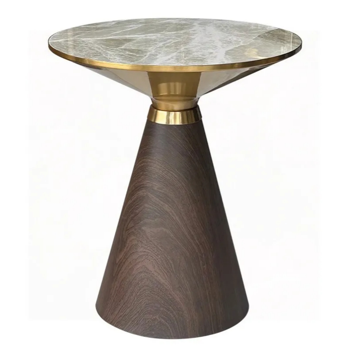 Side Coffee Table Marble Side Table for Living Room Modern Metal Side Table