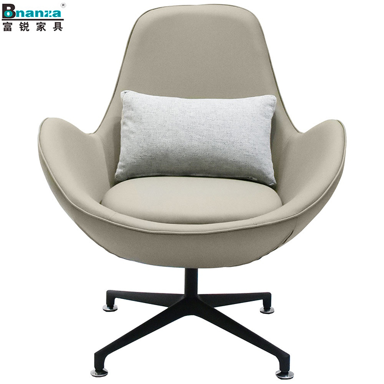 Nordic Modern Genuine Leather Lift Chair Accent Lounge Chair for Living Room Leisure
