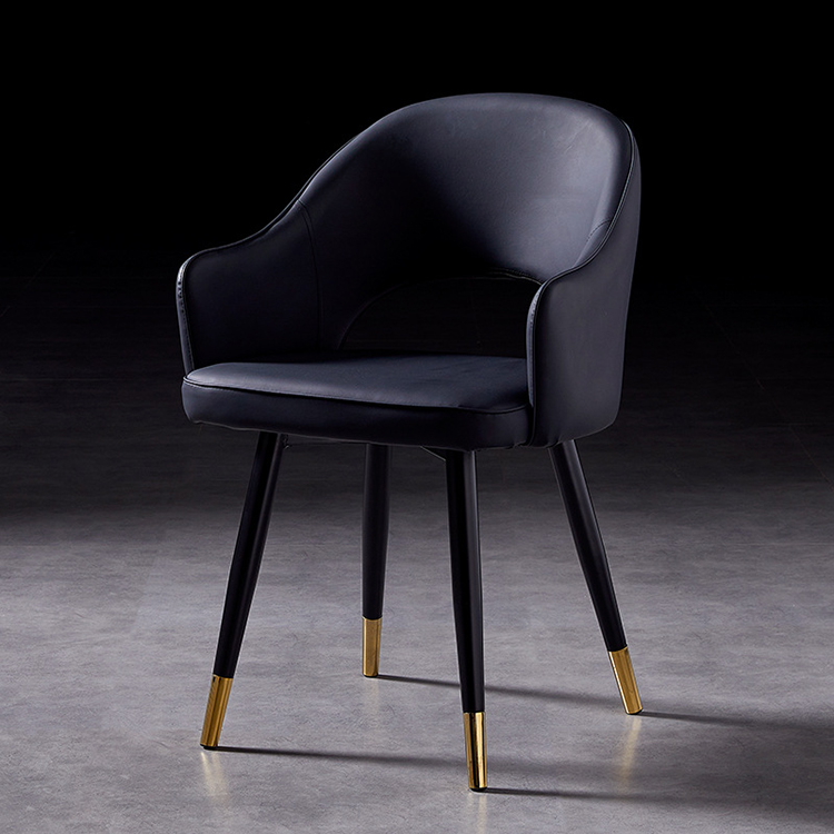 OEM Poltrona 420*425*800mm Scandinavian Furniture Brown Armchair Vanity Nordic Leisure Wing Back Chair