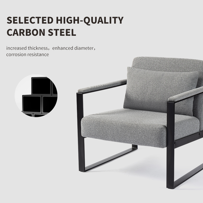 Nordic Leisure Lounge Living Room Accent Chair Lazy Single Sofa Chair Armchair for Living Room Coffee Shop Leisure Chair