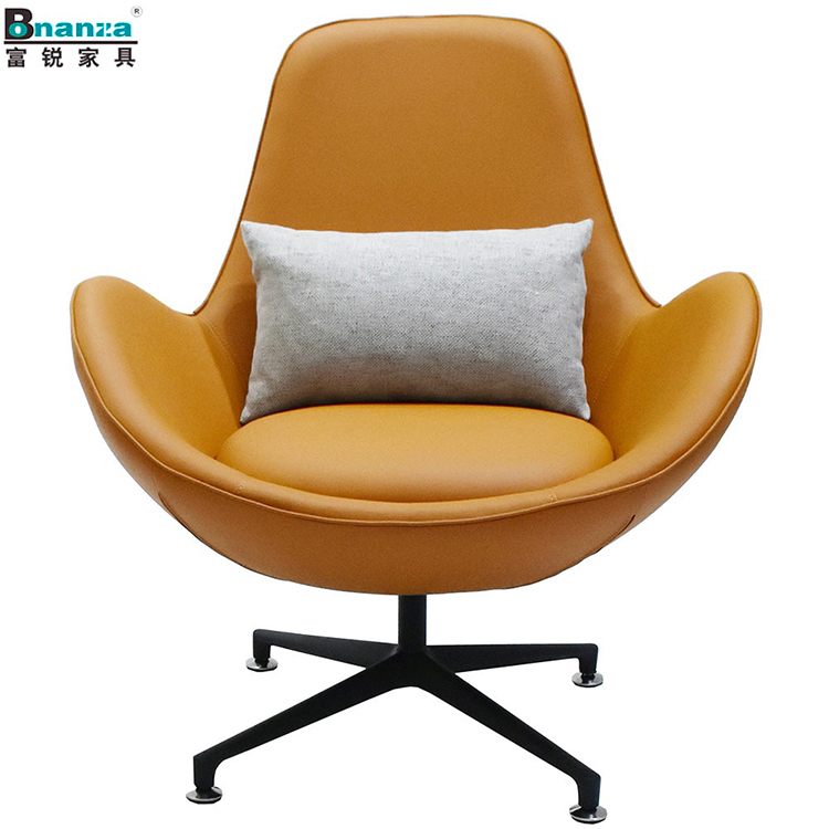 Nordic Modern Genuine Leather Lift Chair Accent Lounge Chair for Living Room Leisure