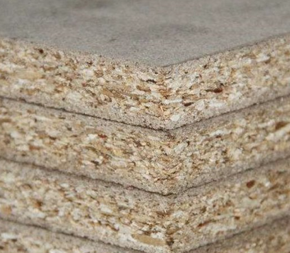 Particle board