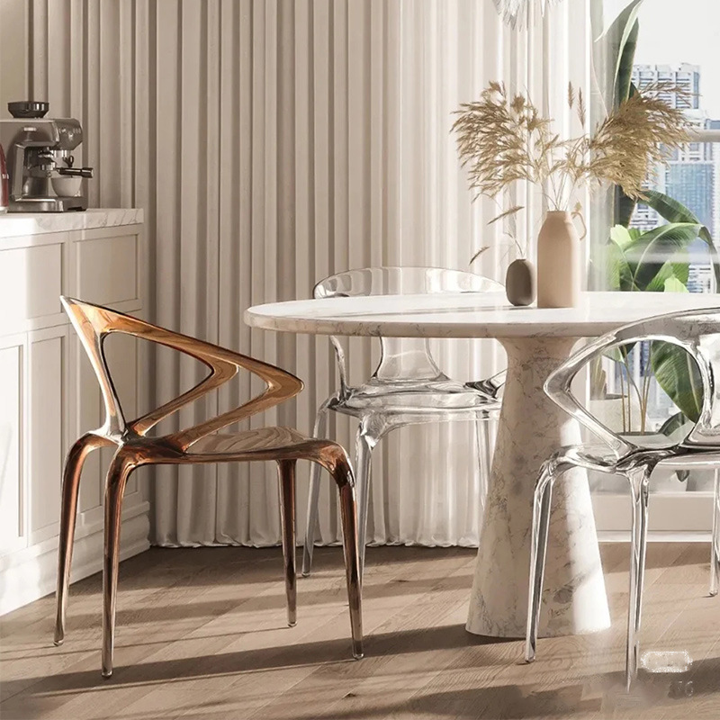 Simple Italian Minimalism Modern Armchair