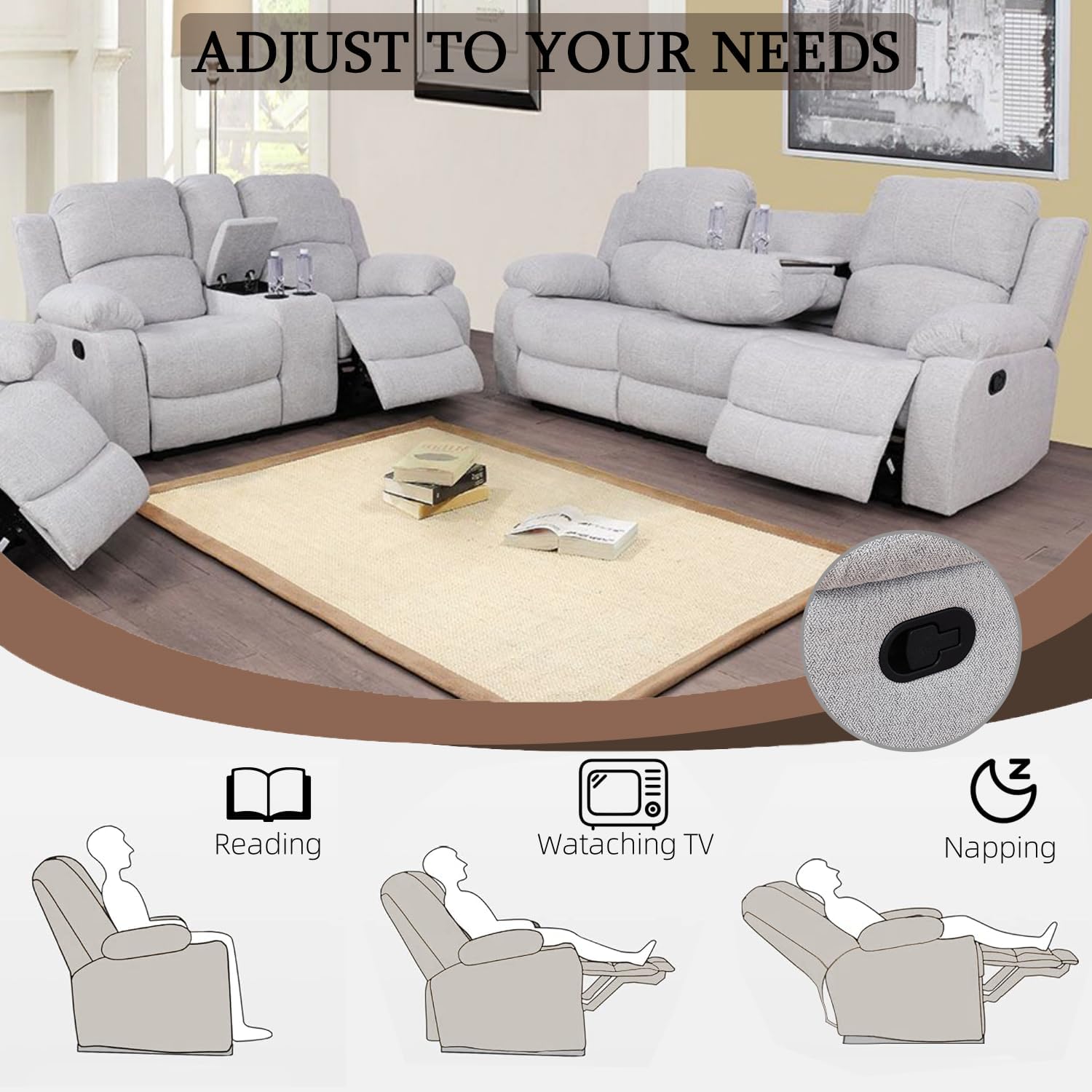 Recliner Sofa Style 7