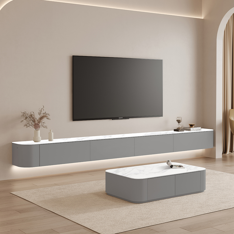 Contemporary Tv Console Stands Modern Wooden 2023 Living Room Wall Mounted Tv Cabinet Made in China