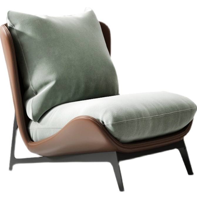 Nordic Single Sofa Chair Accent Chairs Furniture Living Room Apartment Leather Velvet Modern Balcony Irregular Leisure Chair