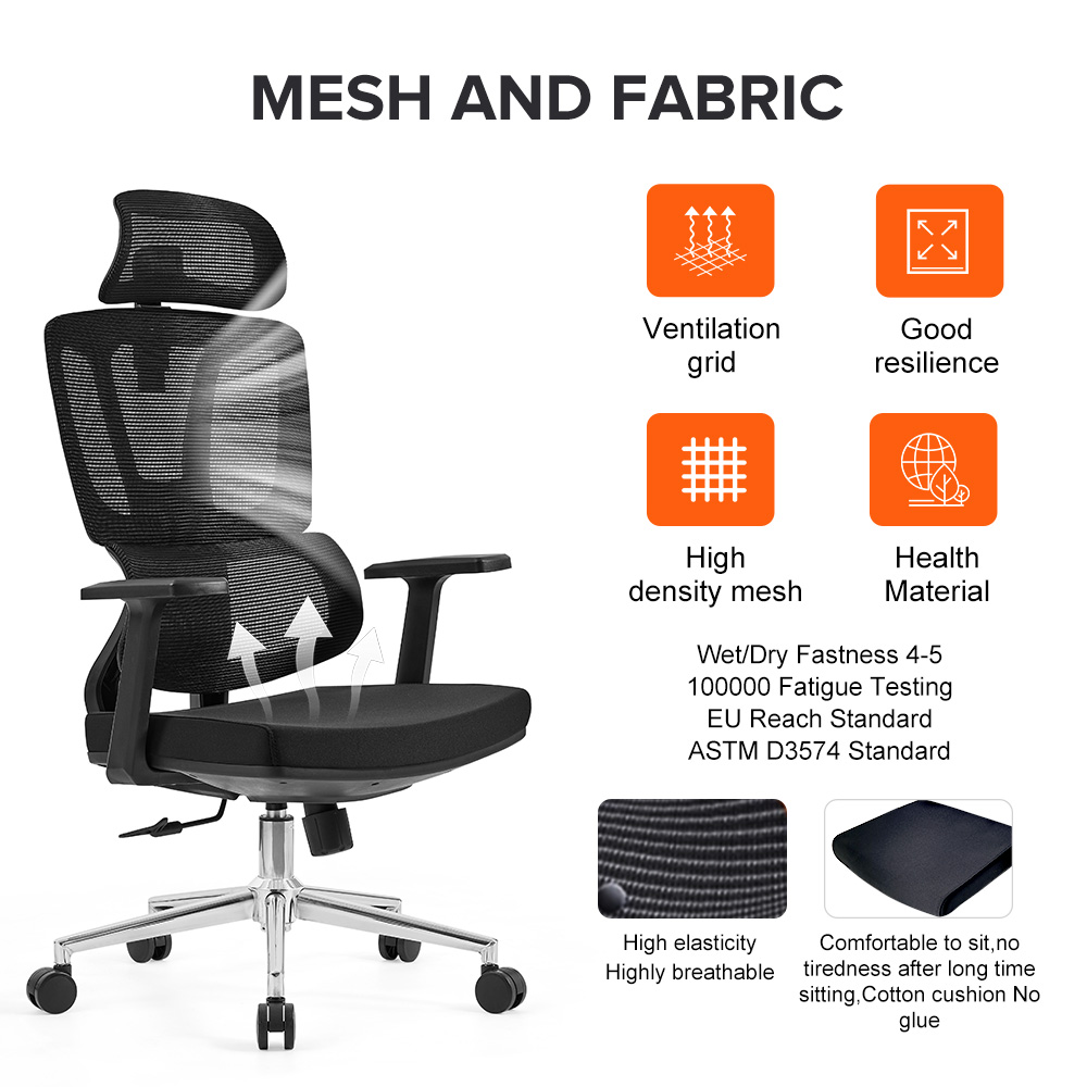 Factory Wholesale Luxury Multi-Functional High Back Ergonomic Executive Swivel Office Chair