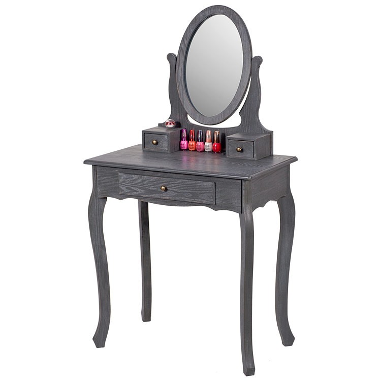 Antique Beauty Dressing Wooden Makeup Vanity Table