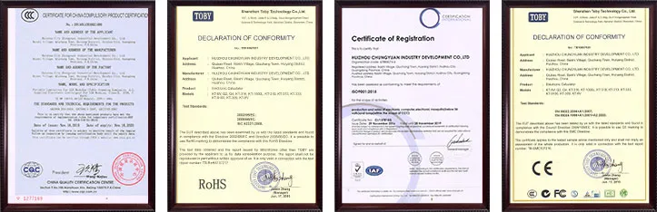 Quality Certificates