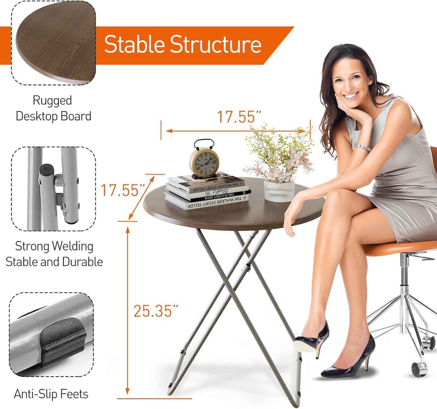 Folding table detail 3