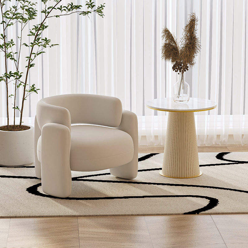 K Beauty Salon Reception Sofa Luxury Chairs Wing Gold Modern Armchair Leather Home Sofa Living Room Lounge Accent Chairs