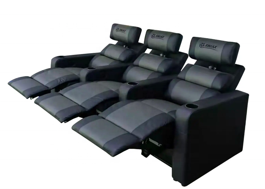 Factory Direct Sale Electric Leather Home Cinema Seats Movie Home Theater Recliner Chair Sofa