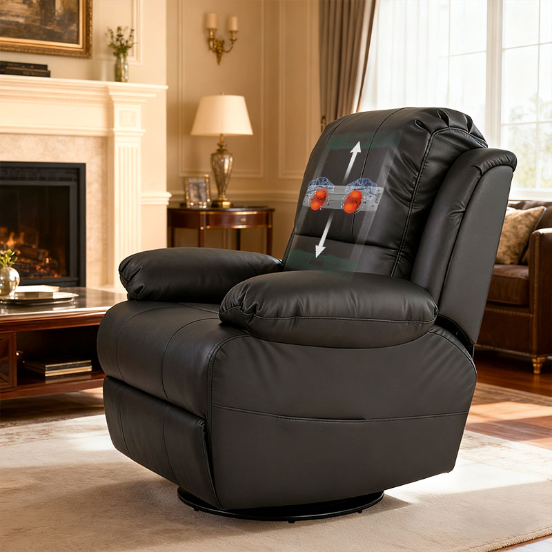 Modern Living Room Lazy Sofa Electric Single Lounge Leather Swivel Rocking Home Cinema Massage Recliner Massage Sofa Chair