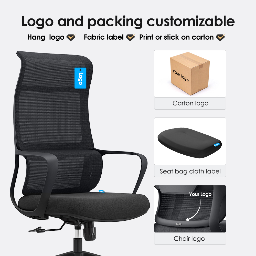 Wholesale Cheap Wide Headrest Ergonomi High Back Mesh Desk Chair Modern Sillas De Oficina Mesh Office Chair