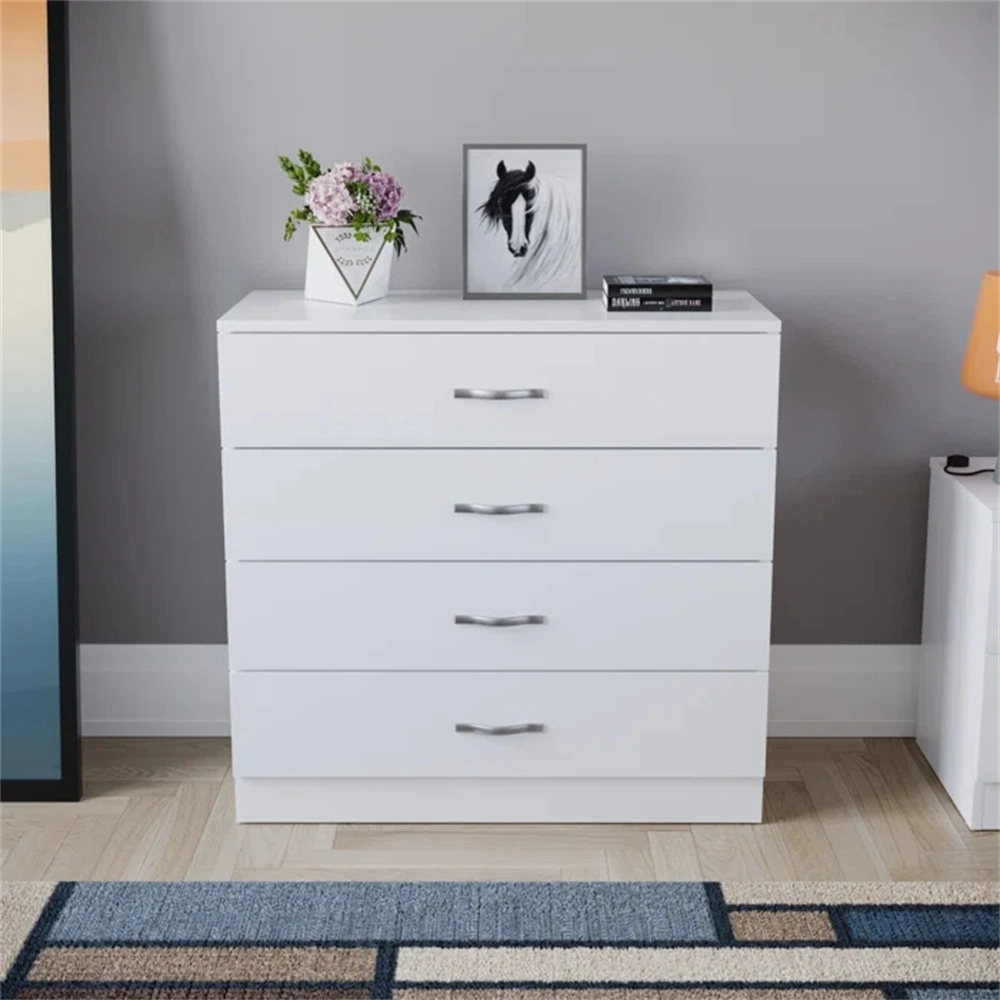 Wooden White Home Furniture Bedroom Storage Clothes Chest of Drawers