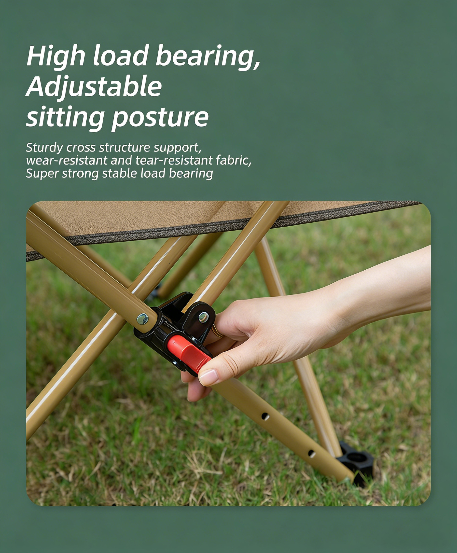 OEM ODM Foldable Camping Lounge Chair Outdoor Leisure Furniture