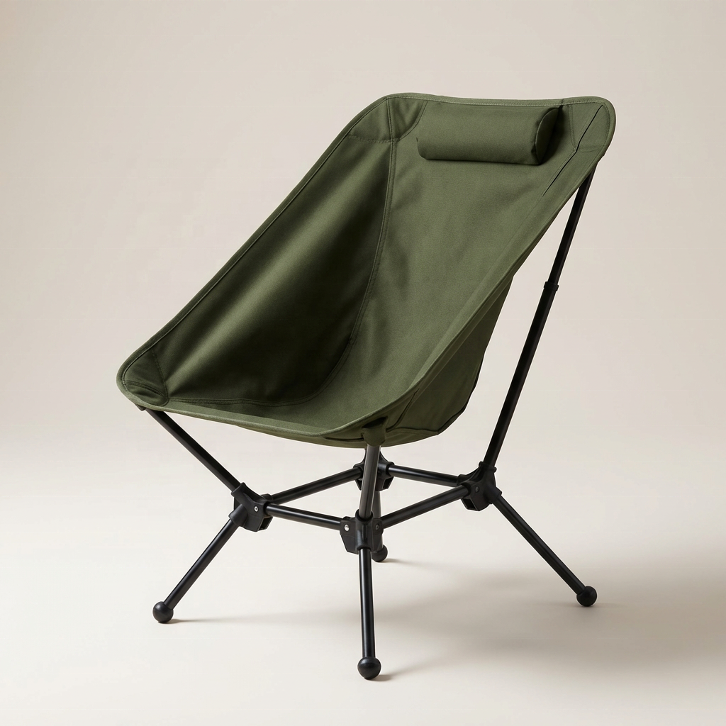 Modern Aluminum Outdoor Folding Lounge Chair 600D Oxford Fabric-Portable Furniture for Picnic Camping Fishing Office Reclining