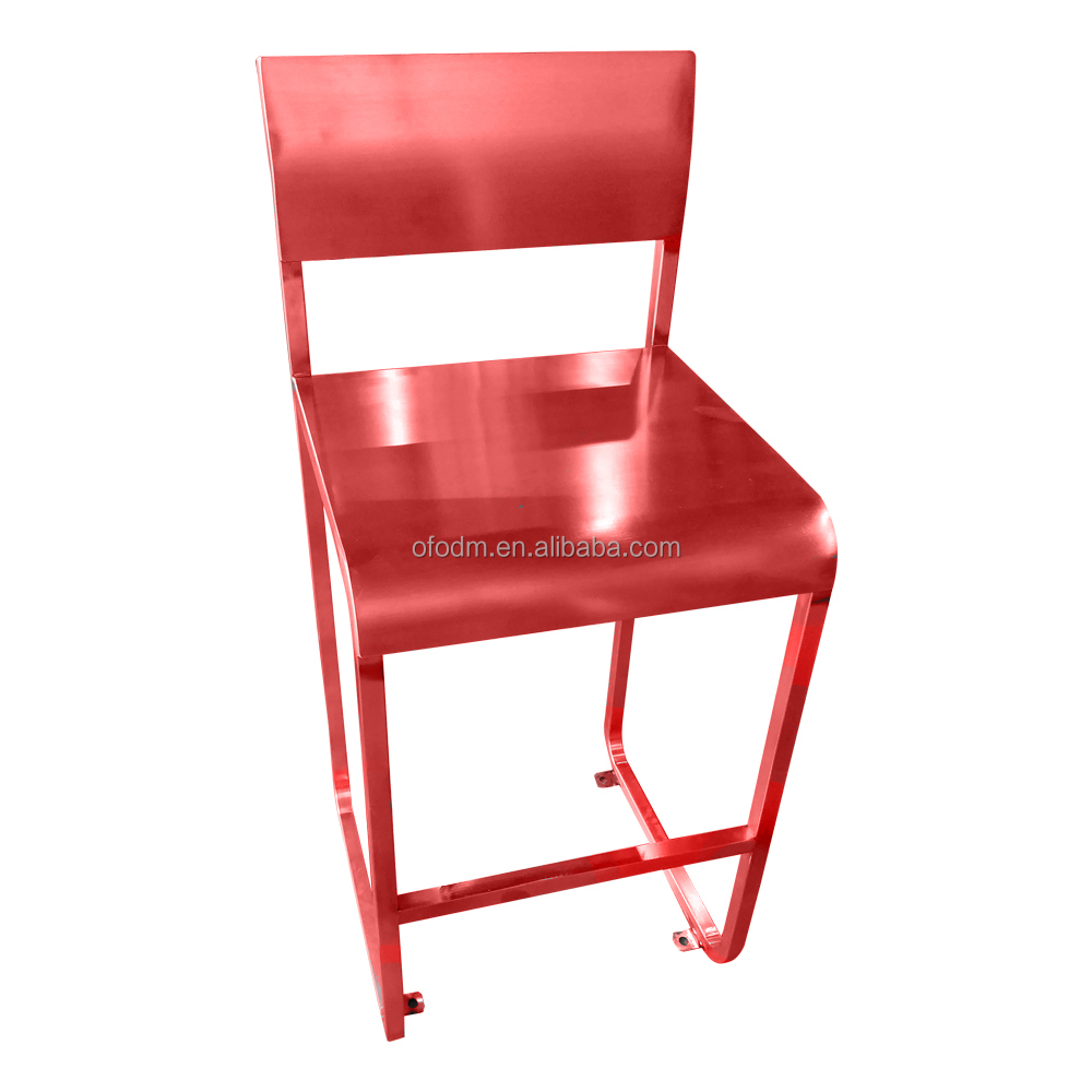 Black Backless Galvanized Steel Counter Height Bar Stools Set Footrest Eco-Friendly Durable Home Bar Living Room School Dining