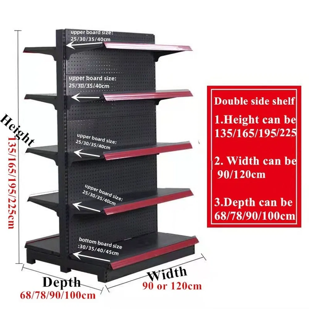 Fast Install Metal Shelving Any Customized Size Storage/Gondola/Pharmacy Shelving Storage Rack Shelf for Display/Book Shelf Used Supermarket Shelf