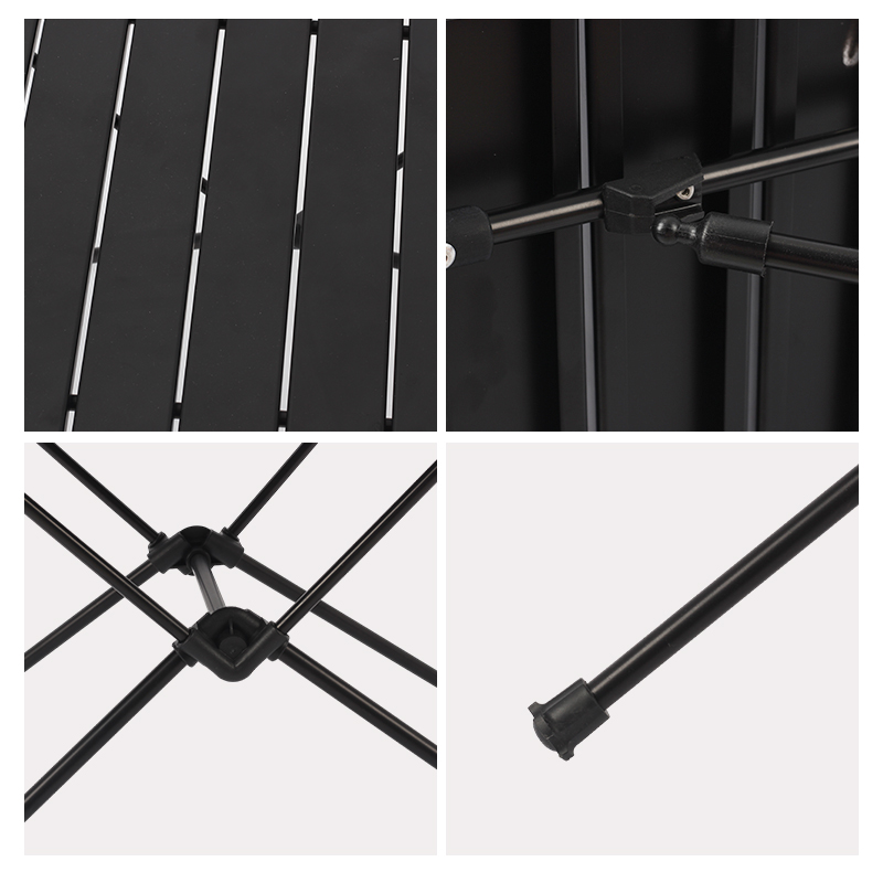 Outdoor Portable Mini Folding Beach Table Ultralight Aluminum Alloy Foldable Small Camping Side Tables with Carry Bag